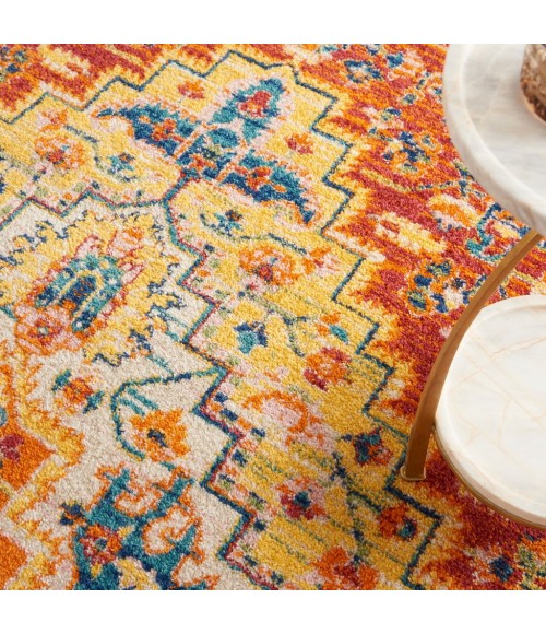 Nourison Allur Area Rug ALR04-Red Multicolor