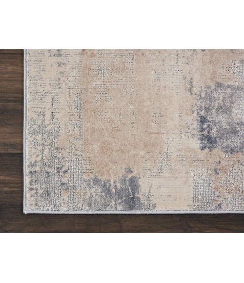 Nourison RUSTIC TEXTURES Area Rug Nourison Rustic Textures Runner Area Rug RUS02-Beige/Grey