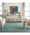 Nourison Essentials Area Rug Nourison Nourison Essentials Blue Green Area Rug NRE01 Blue Green 10' x 14'