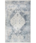 Nourison Astra Machine Washable Blue Ivory ASW11 10 ft. X 14 ft. Rectangle Rug