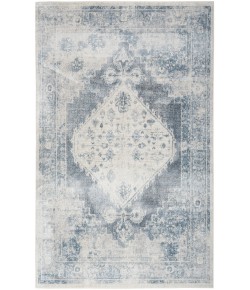 Nourison Astra Machine Washable Blue Ivory ASW11 10 ft. X 14 ft. Rectangle Rug