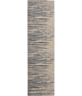 kathy ireland Home Moroccan Celebration Runner Area Rug KI387-Blue/Beige