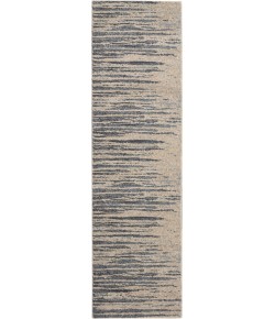 Nourison Home Moroccan Celebration KI387 Blue Beige 2 ft. 2 in. X 7 ft. 6 in. Area Rug