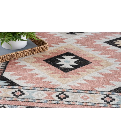 Nourison Washable Decor Ivory Multicolor Rug WSD04 5 ft. 3 in. X 7 ft. Rectangle - Rugs Town Nourison Washable Decor Ivory Multicolor WSD04 5 ft. 3 in. X 7 ft. Rectangle Rug
