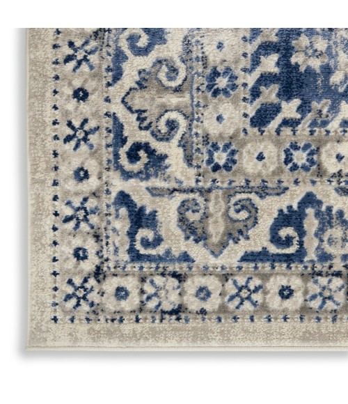 Nourison CYRUS Area Rug Nourison Cyrus Area Rug CYR05-Ivory Blue