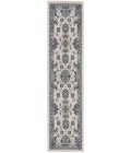 Nourison Home Nourison Essentials Ivory Blue NRE05 2 ft. 2 in. X 7 ft. 6 in. Rectangle Rug