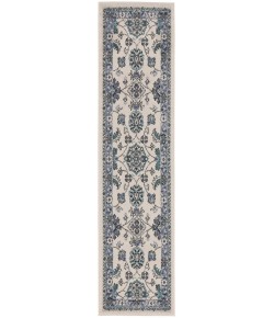 Nourison Home Nourison Essentials NRE05 Ivory Blue 2 ft. 2 in. X 7 ft. 6 in. Area Rug