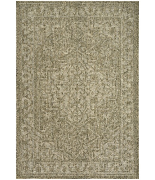 Nourison Tulum Olive TLM05 6 ft. X 9 ft. Rect. Rug