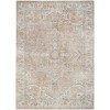 Nourison Astra Washables - Asw12 Beige Area Rug 6 ft. 7 in. X 9 ft. Rectangle