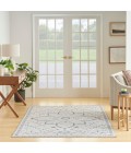 Nicole Curtis Machine Washable Series 1 Area Rug SR110 Ivory Blue