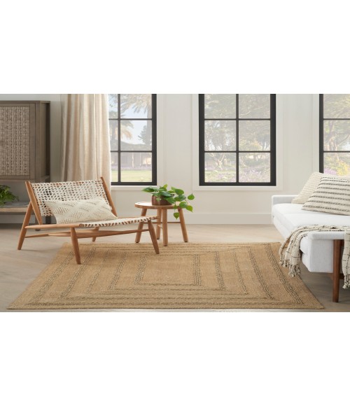 Nourison Natural Seagrass Natural Rug NSG01 5 ft. X 7 ft. Rectangle - Rugs Town Nourison Natural Seagrass Natural NSG01 5 ft. X 7 ft. Rectangle Rug