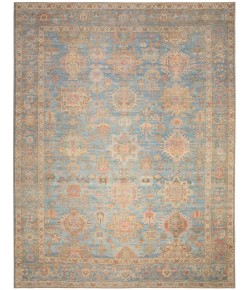 Nourison Vintage Washables Navy Multicolor VWS10 9 ft. 10 in. X 13 ft. 2 in. Rect. Rug