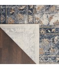 kathy ireland Home Malta Area Rug MAI13-Blue/Ivory
