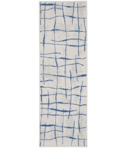 Nourison Whimsicle - Whs09 Ivory Blue Area Rug 2 ft. X 8 ft. Rectangle