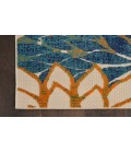 Nourison Aloha Blue Green ALH05 5 ft. 3 in. X 7 ft. 5 in. Rectangle Rug