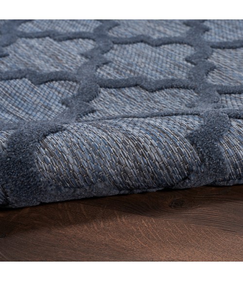 Nourison Easy Care Area Rug Nourison Easy Care Area Rug NES01 Navy Blue