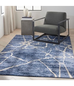 Calvin Klein Ck001 Riverflow - Rfv05 Blue Area Rug 7 ft. 10 in. X 9 ft. 10 in. Rectangle