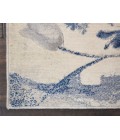Nourison SOMERSET Area Rug Nourison Somerset Runner Area Rug ST18-Ivory/Blue