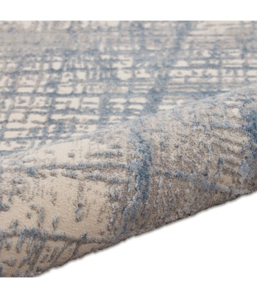 Calvin Klein Rush Area Rug CK950 Ivory Blue