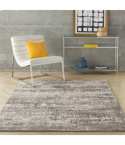 Michael Amini MA90 Uptown UPT03 Ivory/Grey 4 ft. X 6 ft. Area Rug