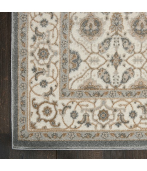 Nourison GRAND VILLA Area Rug Kathy Ireland Grand Villa Area Rug KI83-Lt Grey
