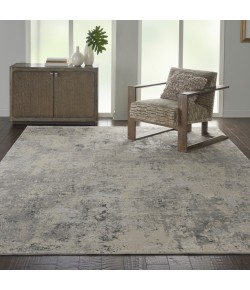 Nourison Rustic Textures - Rus07 Grey Beige Area Rug 7 ft. 10 X 10 ft. 6 Rectangle