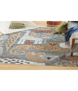 Nourison Astra Machine Washable Multicolor ASW01 7 ft. 10 in. X 10 ft. Rectangle Rug
