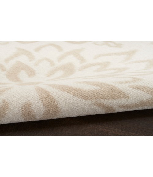 Nourison Jubilant Ivory Beige JUB06 8 ft. Round Rug