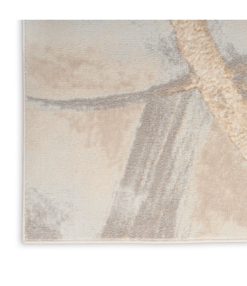 Inspire Me! Home Décor Brushstrokes Area Rug Inspire Me! Home Décor Brushstrokes Area Rug BSK01 Beige/Grey