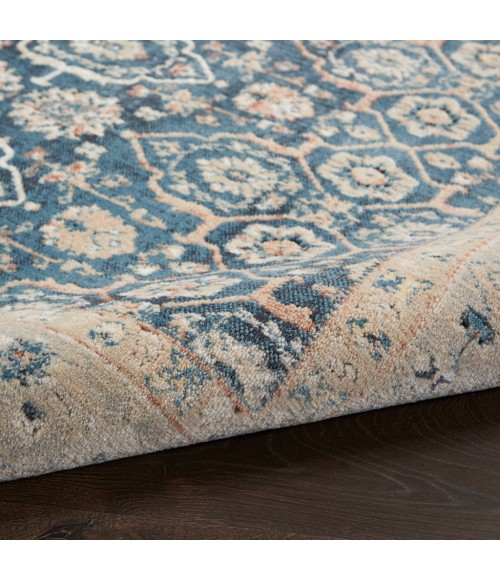 Kathy Ireland Malta Area Rug MAI14-Blue/Grey