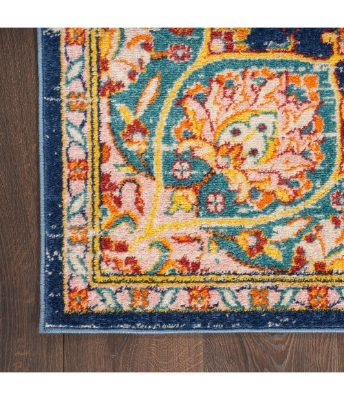 Nourison Passion Area Rug PSN22 Navy Multicolor