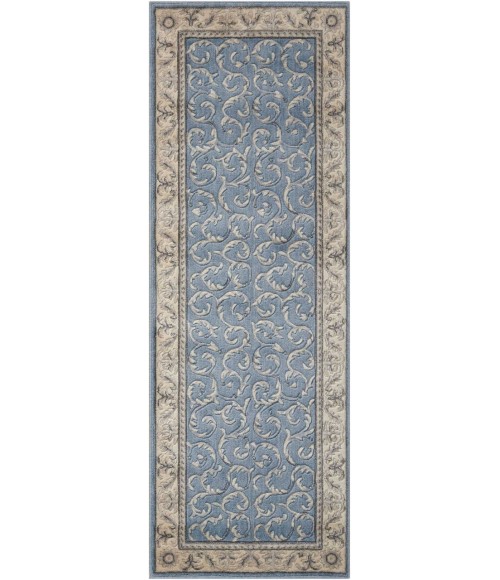 Nourison Somerset Runner Area Rug ST02-Light Blue