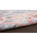 Nicole Curtis Machine Washable Series 1 Blue Multicolor SR104 2 ft. 2 in. X 12 ft. Rectangle Rug