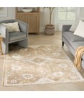 Nourison Astra Machine Washable Ivory Gold ASW19 6 ft. 7 in. X 9 ft. Rect. Rug
