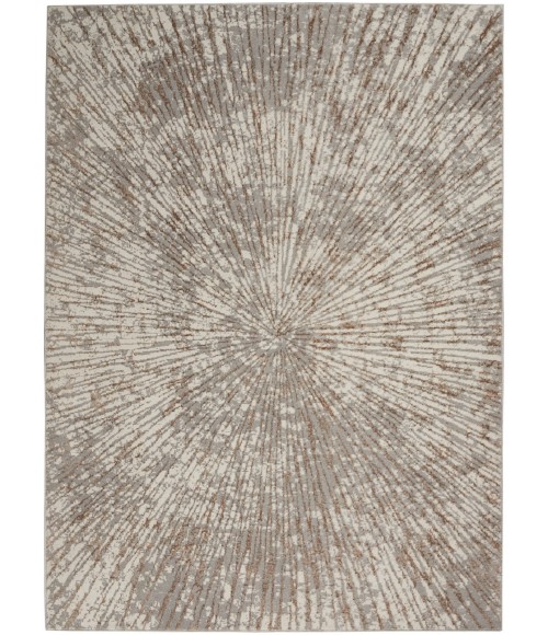 Metallic Area Rug Inspire Me! Home Décor Metallic Area Rug MTL01 Grey Mocha 5'3" x 7'3"