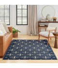Nourison Home Nourison Essentials Navy Ivory NRE04 4 ft. X 6 ft. Rectangle Rug