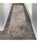 Nourison Tranquil Runner Area Rug TRA08-Grey/Pink