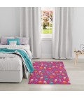 Nourison Home Imagination Pink Multicolor Rug IMA19 5 ft. X 7 ft. Rectangle - Rugs Town Nourison Home Imagination Pink Multicolor IMA19 5 ft. X 7 ft. Rectangle Rug