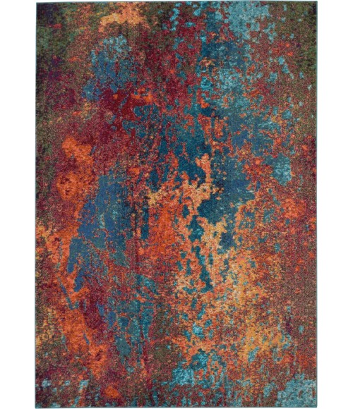 Nourison Celestial Area Rug CES08-Atlantic