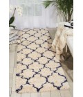 Nourison Amore Runner Area Rug AMOR2-Ivory/Blue