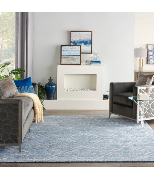 Nourison Venosa Area Rug VSN01-Blue/Ivory