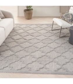 Nourison Easy Care - Nes01 Silver Grey Area Rug 8 ft. X 10 ft. Rectangle