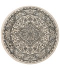 Nourison Quarry Ivory Blue QUA05 4 ft. X Round Rug