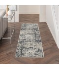 Nourison Quarry Ivory Grey QUA17 10 ft. Rect. Rug