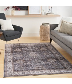 Nourison Fulton - Ful12 Charcoal Area Rug 5 ft. X 7 ft. Rectangle