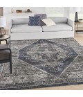 Kathy Ireland American Manor Area Rug AMR02 Blue 7'10" x 9'10"