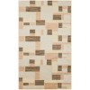Nourison Astra Machine Washable Beige Multicolor ASW09 2 ft. 2 in. X 8 ft. Rectangle Rug