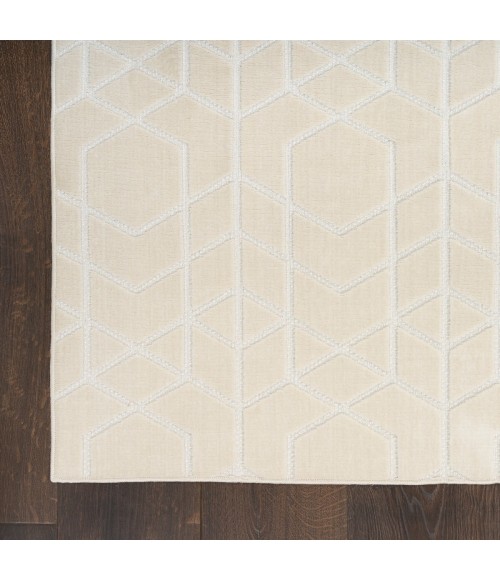 Nourison Washable Charm Ivory WCH01 6 ft. X 9 ft. Rect. Rug