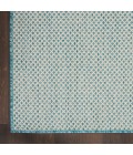 Nourison Courtyard Area Rug COU01 Ivory Aqua 3' x 5'