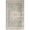 Nourison Astra Machine Washable Silver Blue ASW11 6 ft. 7 in. X 9 ft. Rectangle Rug